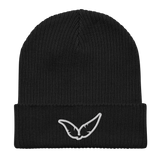 Feathers Logo Organic Cuffed Beanie