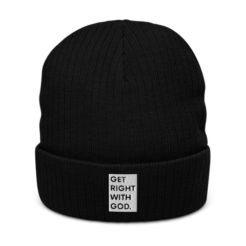 Get Right Ribbed Knit Beanie