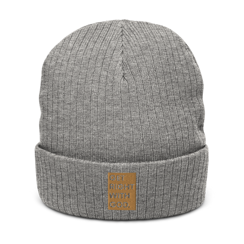 Get Right Ribbed Knit Beanie