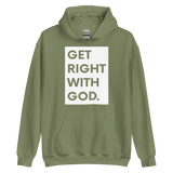 Get Right Hoodie (White Design)