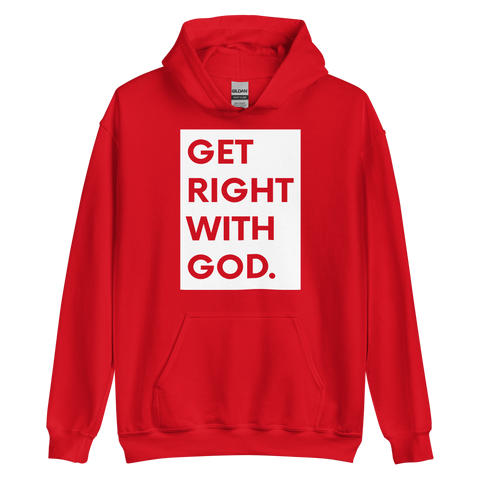 Get Right Hoodie (White Design)