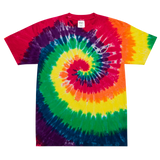 Feathers Logo Oversized Tie-Dye Tee