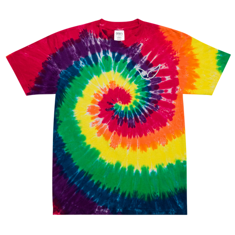 Feathers Logo Oversized Tie-Dye Tee