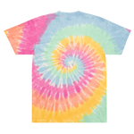 Feathers Logo Oversized Tie-Dye Tee