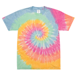 Feathers Logo Oversized Tie-Dye Tee